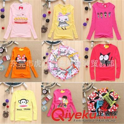 东莞童装工厂直批 439款混批7-10岁女童长袖T恤外贸货品批发指南